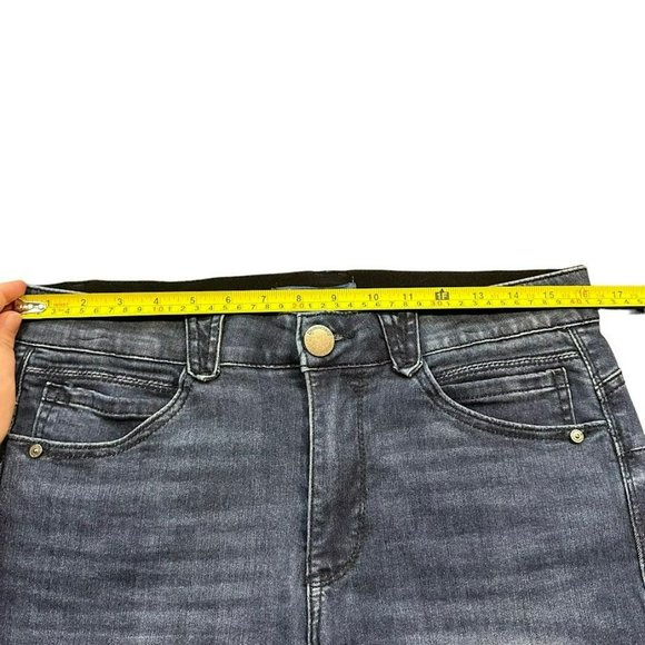 Democracy "Ab"solution Ab Technology Dark Wash Skinny Jeans Womens 10 - Picture 3 of 5